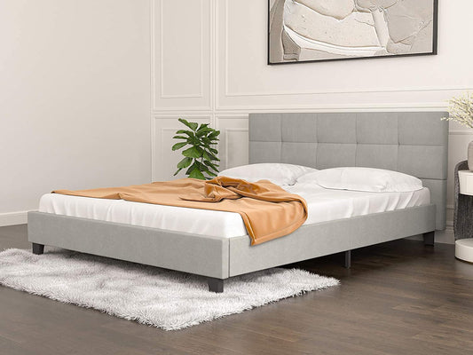 Tufted Regal™️- Tufted Upholstered Queen Platform Bed