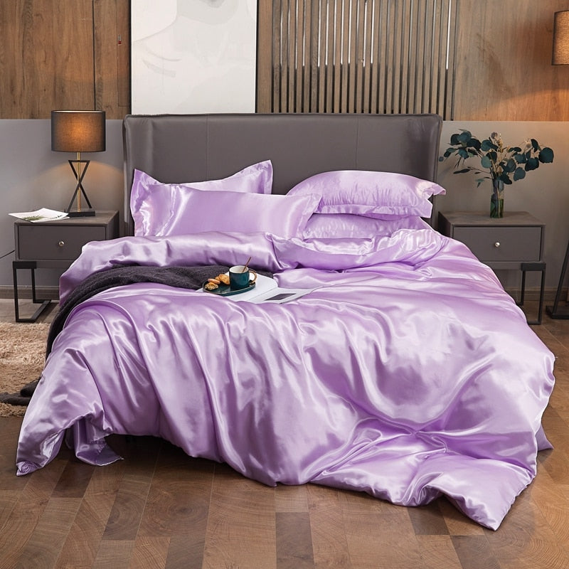 Silk 4 PC Duvet Set