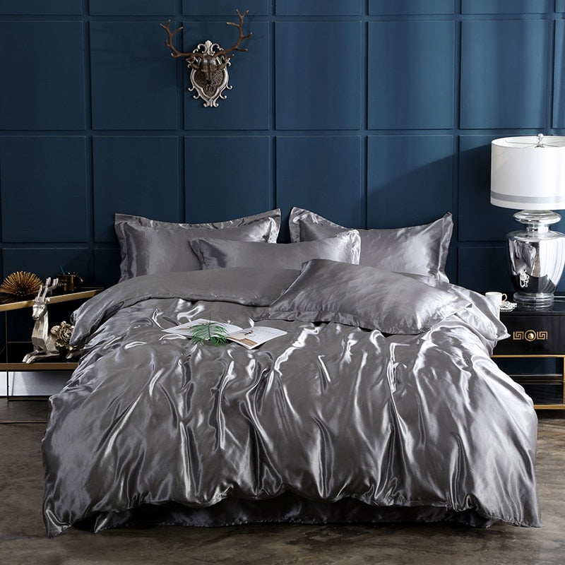 Silk 4 PC Duvet Set