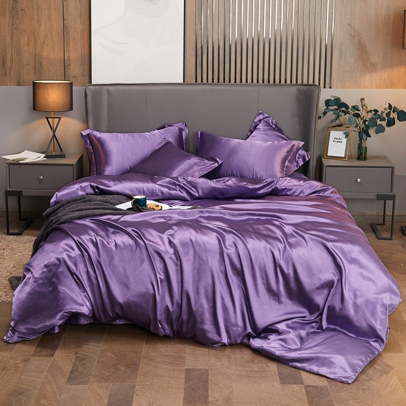 Silk 4 PC Duvet Set