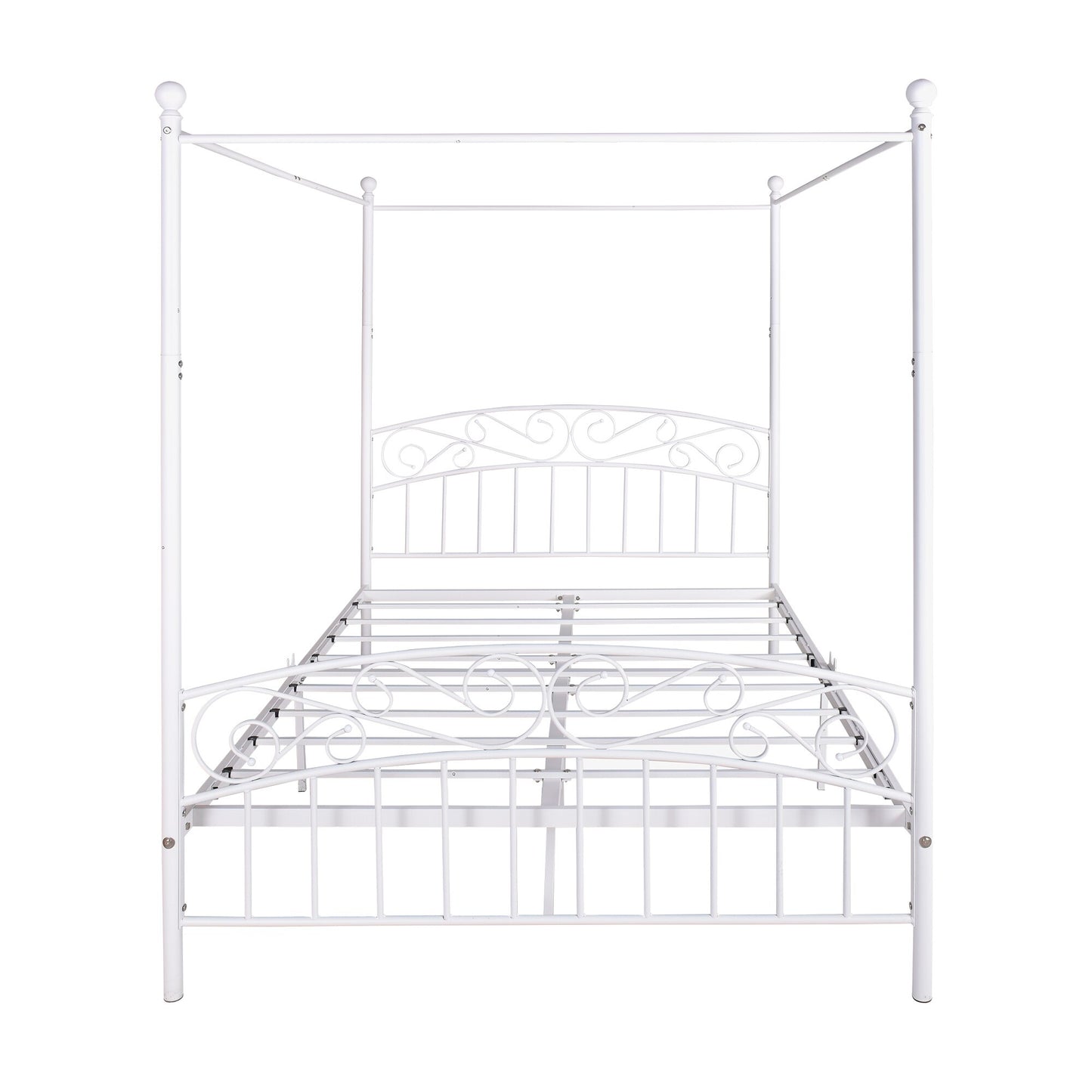 Bed Casa™️-Four-Post Metal Canopy Bed