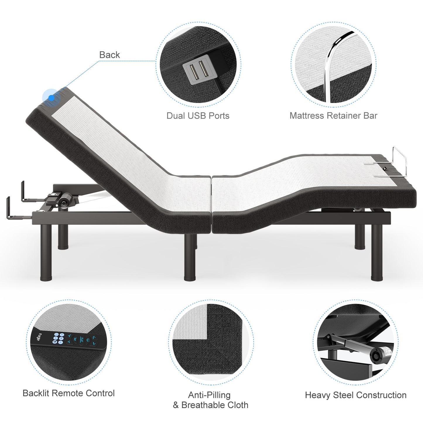 Massage Bed With Remote Control