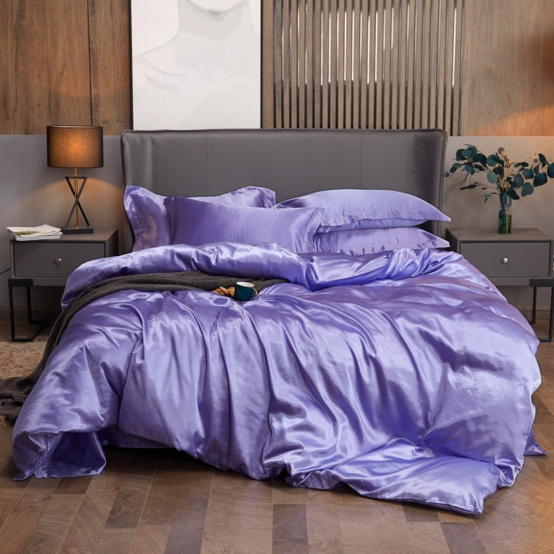 Silk 4 PC Duvet Set