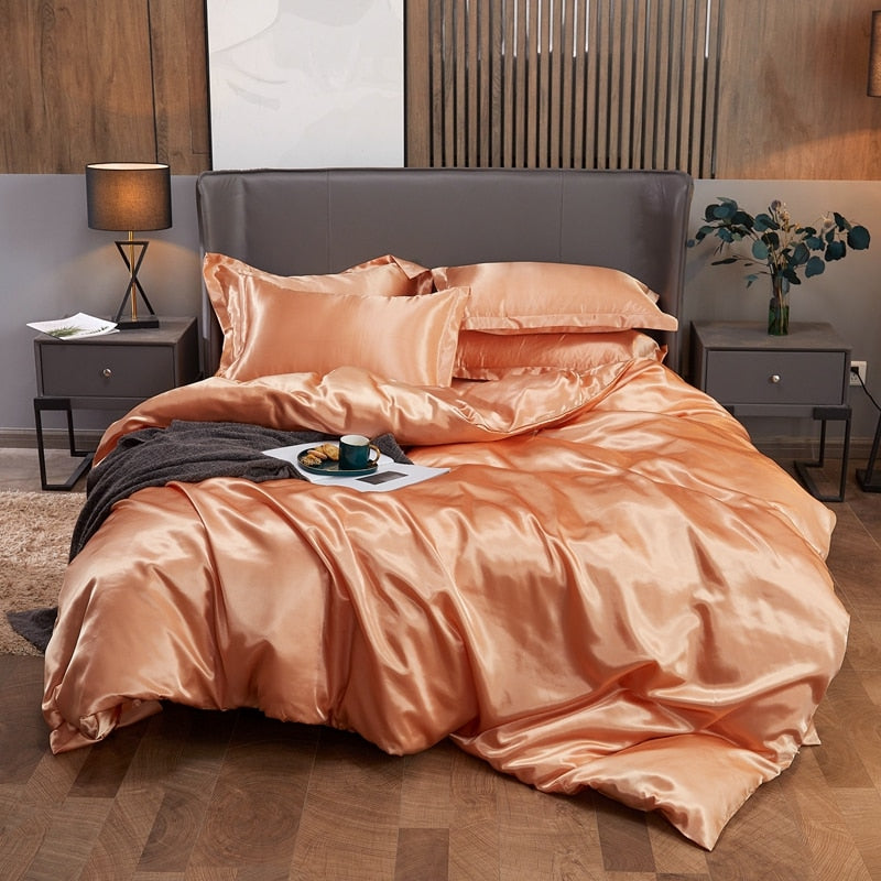 Silk 4 PC Duvet Set