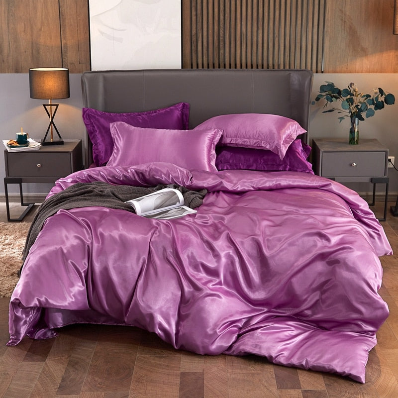 Silk 4 PC Duvet Set