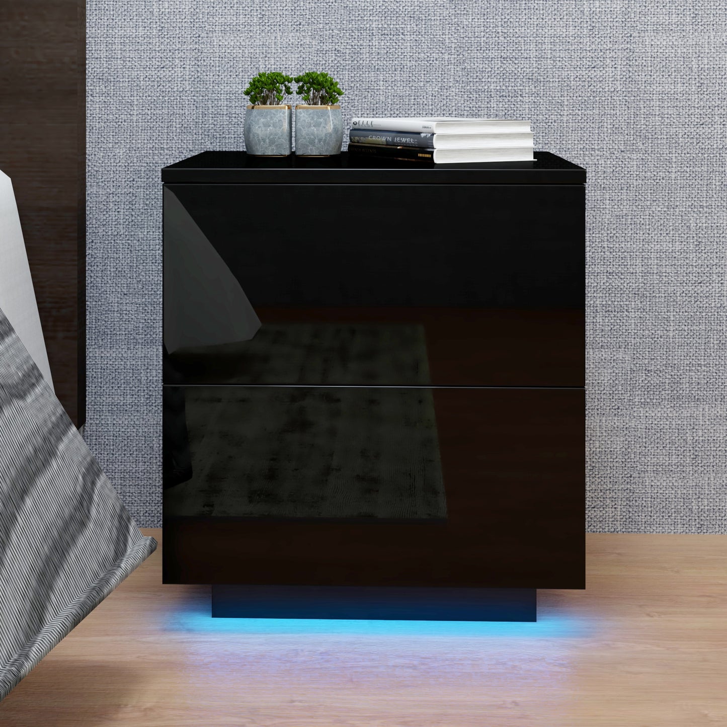 Nightstand With Led Lights