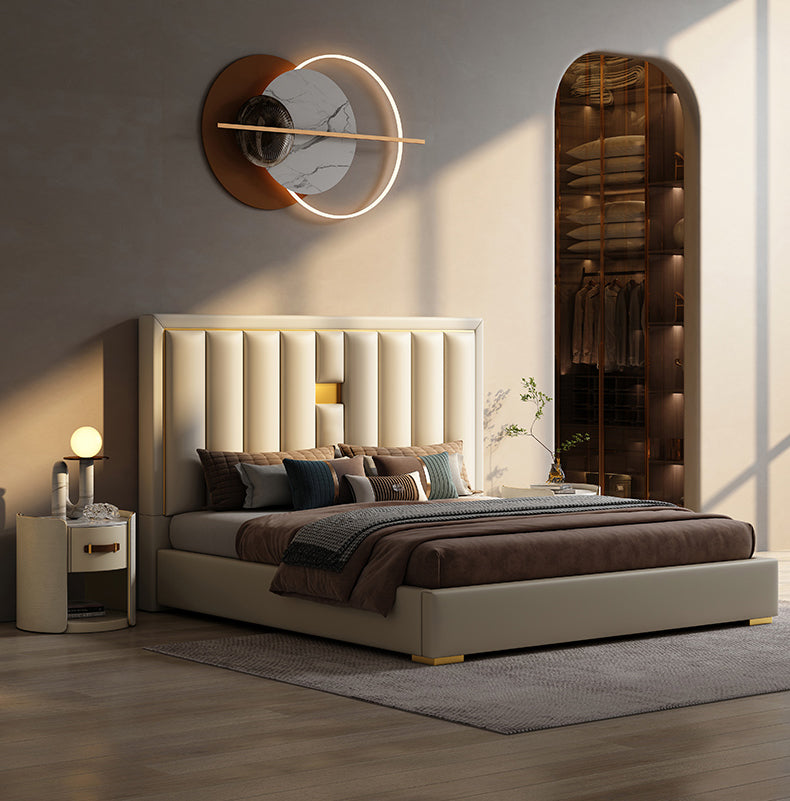 Ultra Luxe Leather Bedroom Set