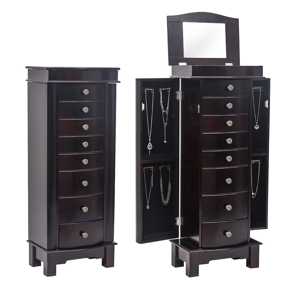 Jewelry Shack™️- Dressing Table With Jewelry Cabinet