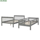 Twin-Over-Full Bunk Bed With Twin Size Trundle & Storage