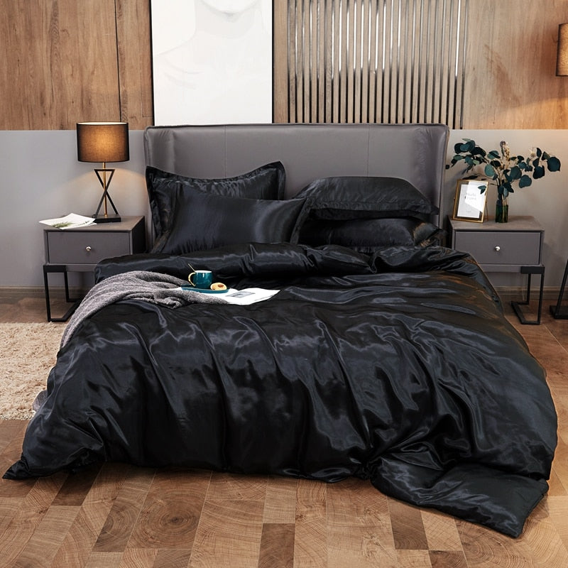 Silk 4 PC Duvet Set