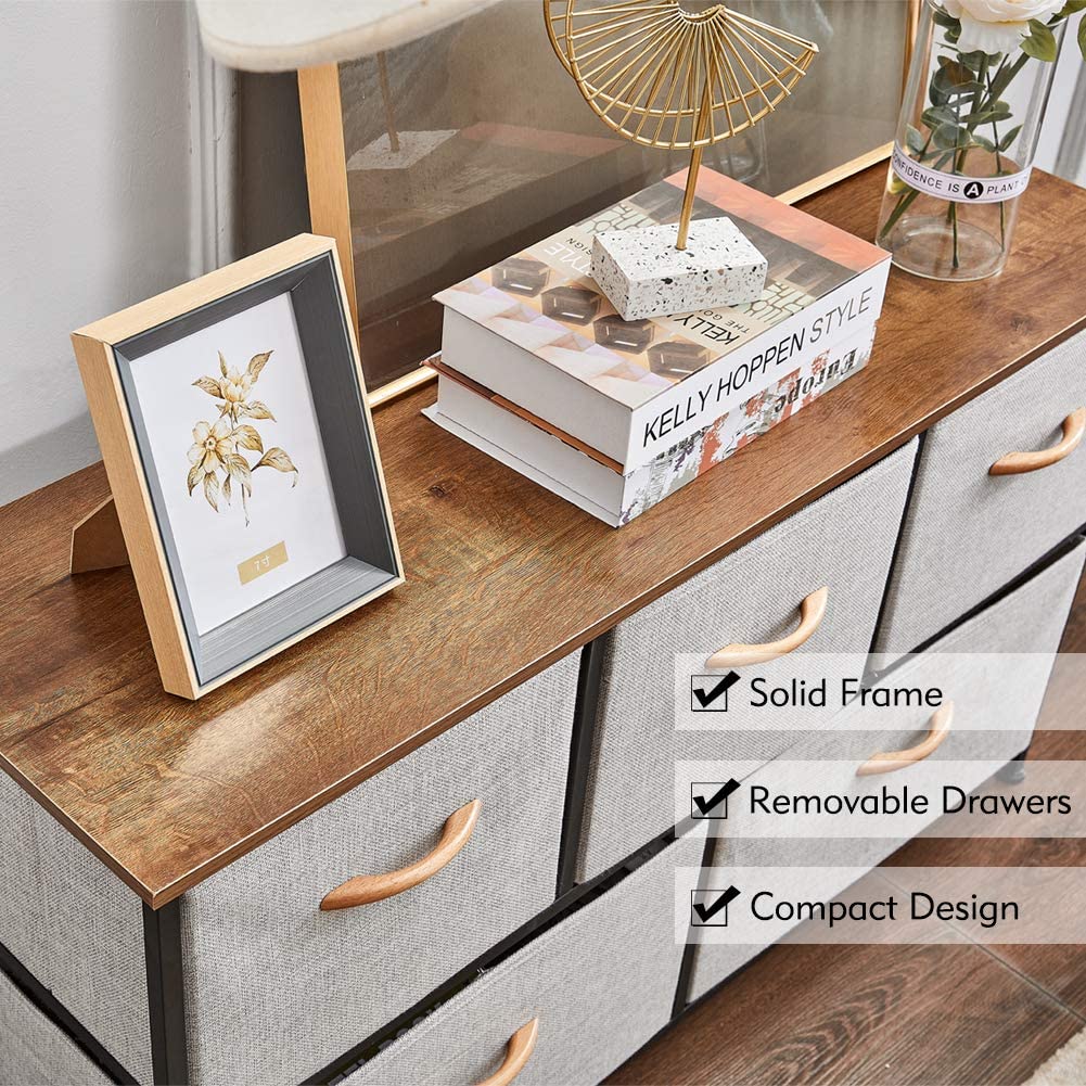 Optimum Dresser™️- Dressing Table Tower Unit With 5 Drawers