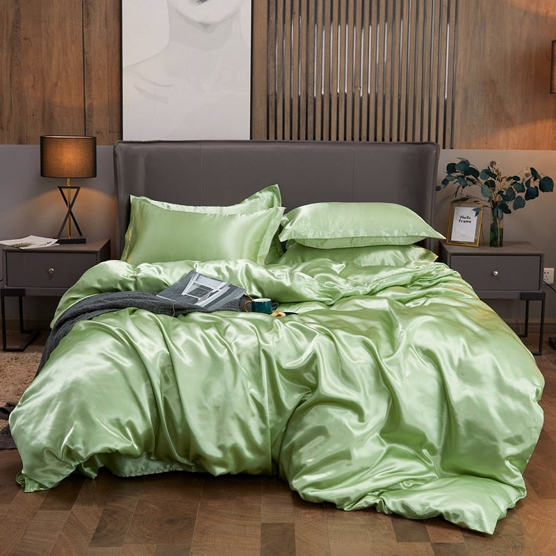 Silk 4 PC Duvet Set