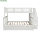 Twin-Over-Full Bunk Bed With Twin Size Trundle & Storage
