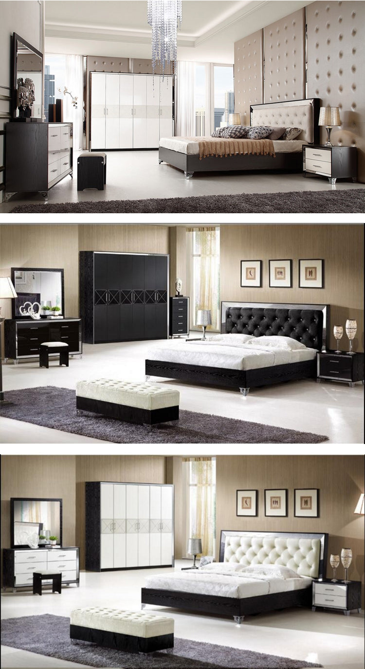 Tufted King Size Complete Bedroom Set