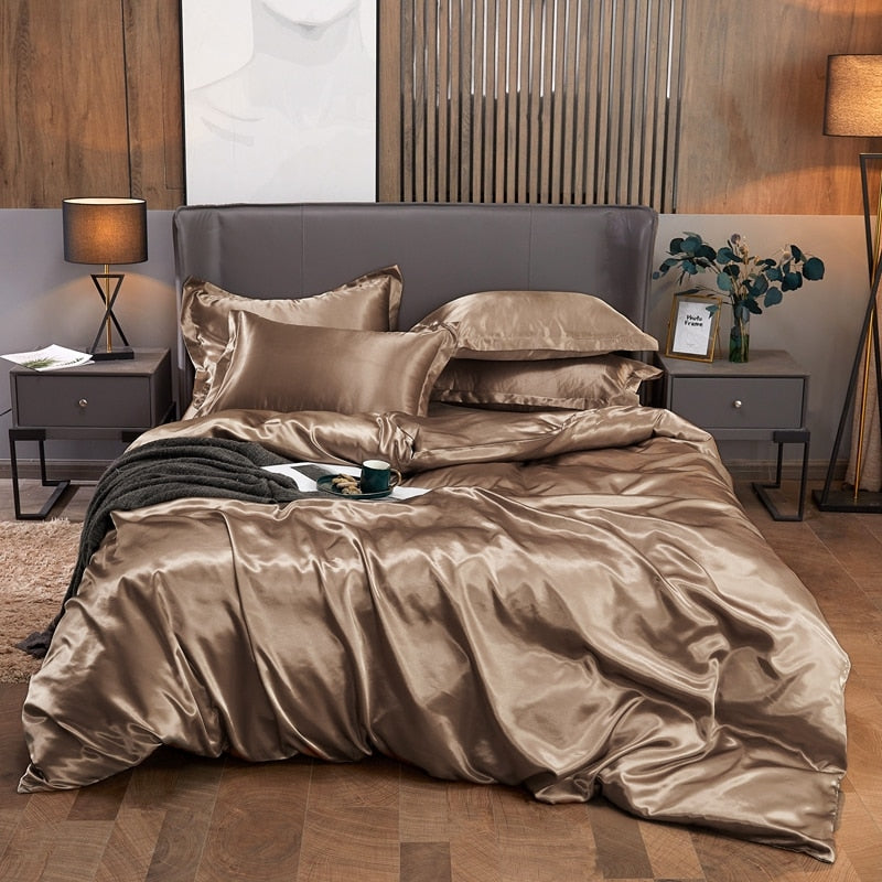 Silk 4 PC Duvet Set