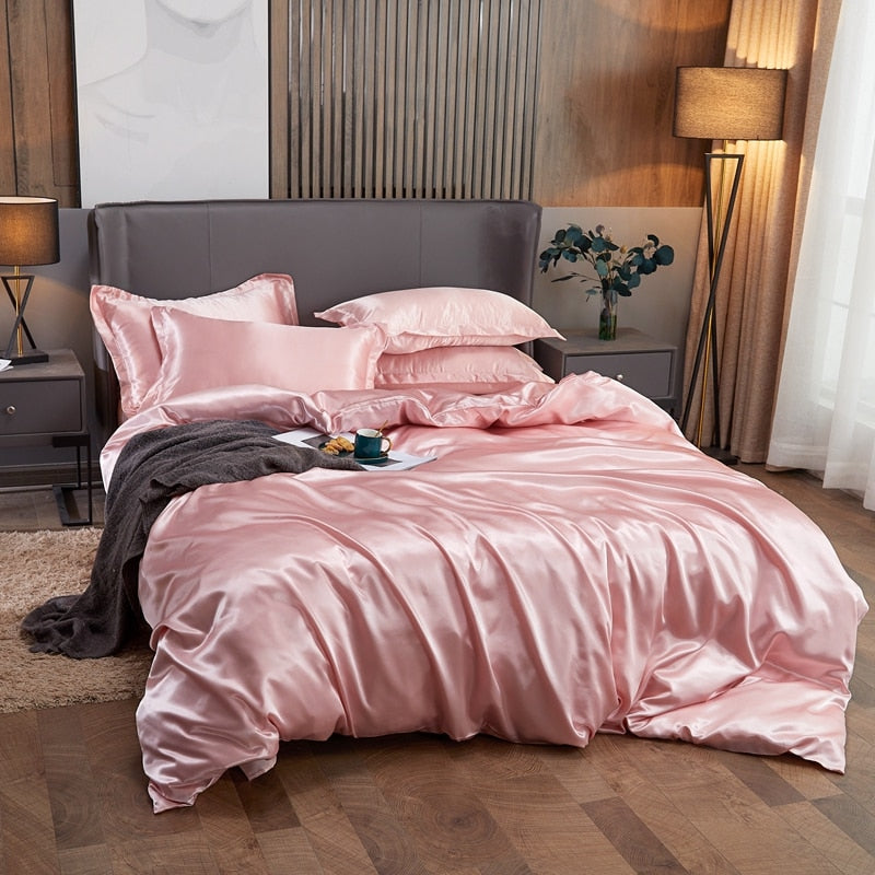 Silk 4 PC Duvet Set