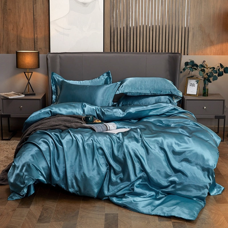 Silk 4 PC Duvet Set