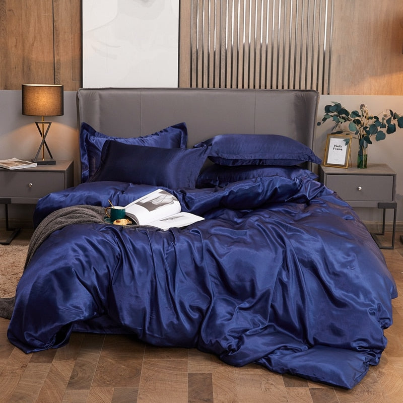 Silk 4 PC Duvet Set