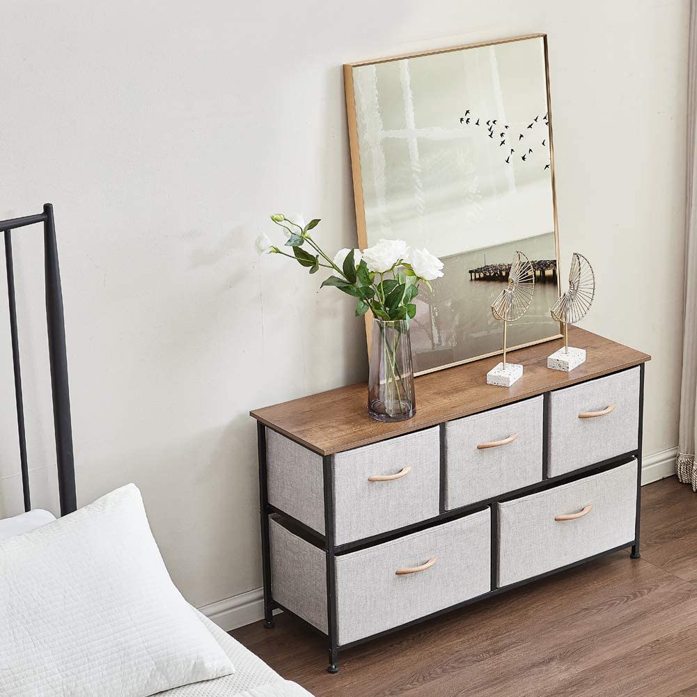 Optimum Dresser™️- Dressing Table Tower Unit With 5 Drawers