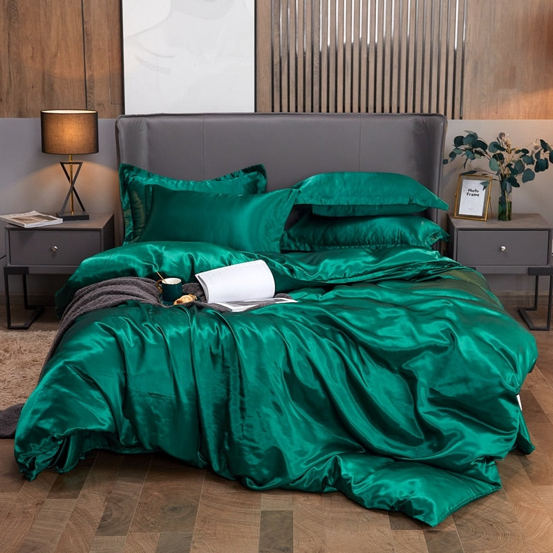 Silk 4 PC Duvet Set