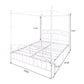 Bed Casa™️-Four-Post Metal Canopy Bed