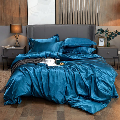 Silk 4 PC Duvet Set