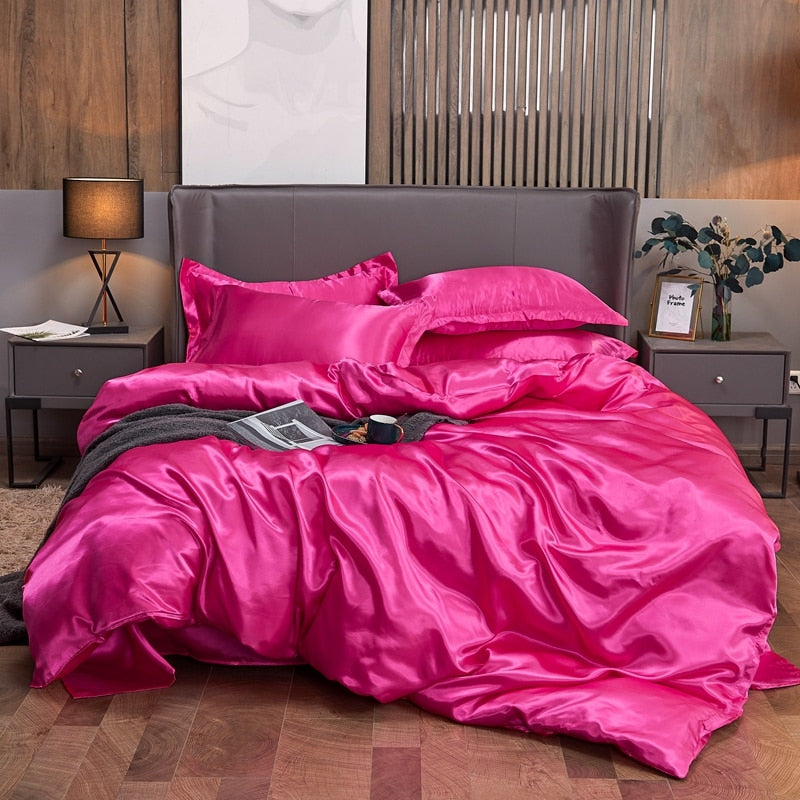 Silk 4 PC Duvet Set