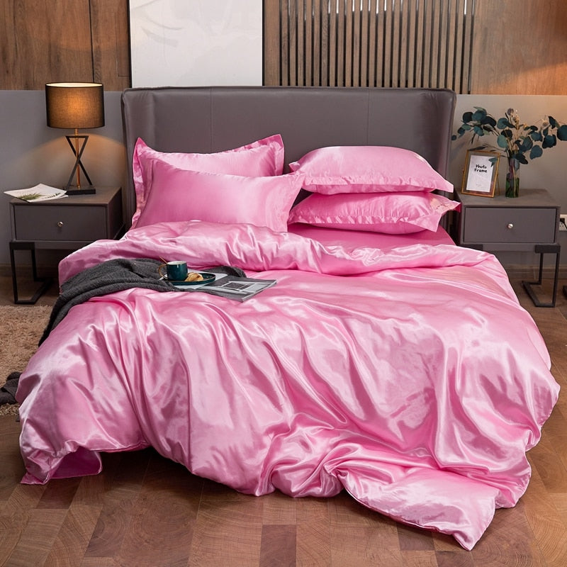 Silk 4 PC Duvet Set