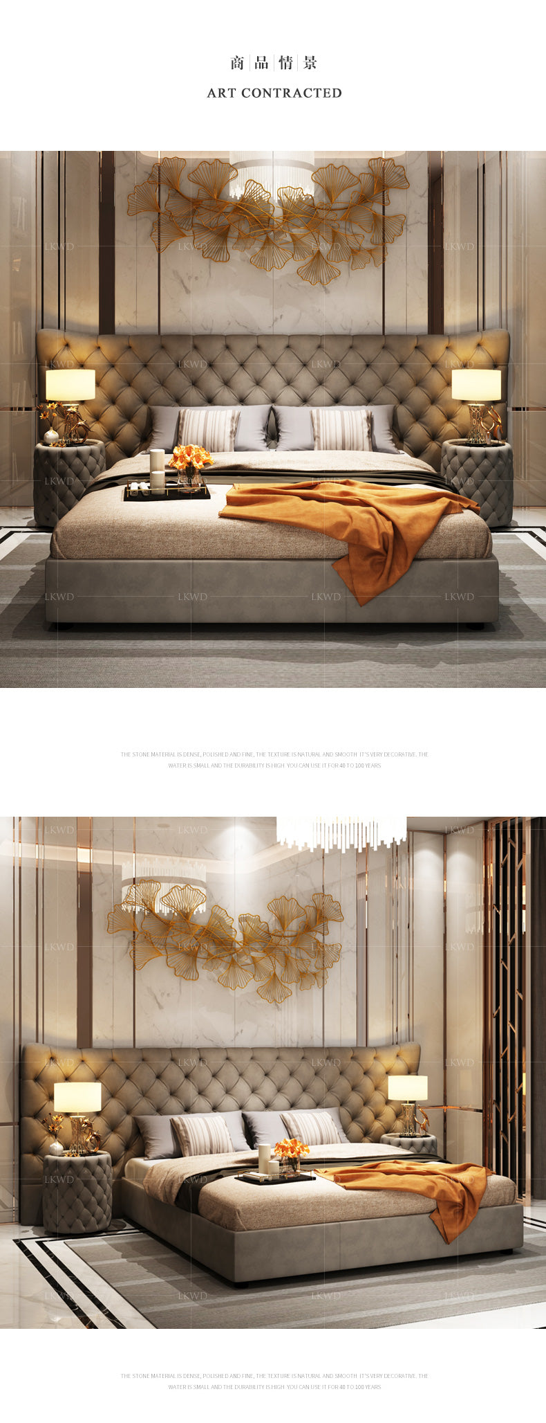 Italian Extra Glamorous Bedroom Set