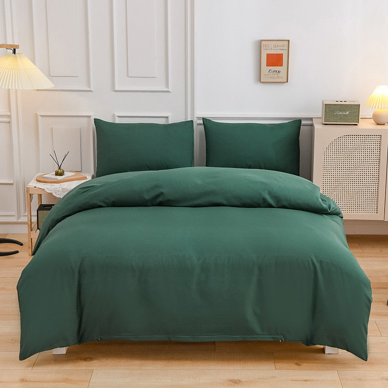 Modern Solid Color Bedding Set