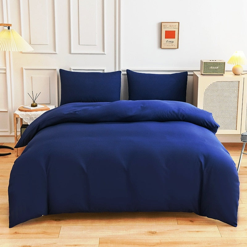 Modern Solid Color Bedding Set