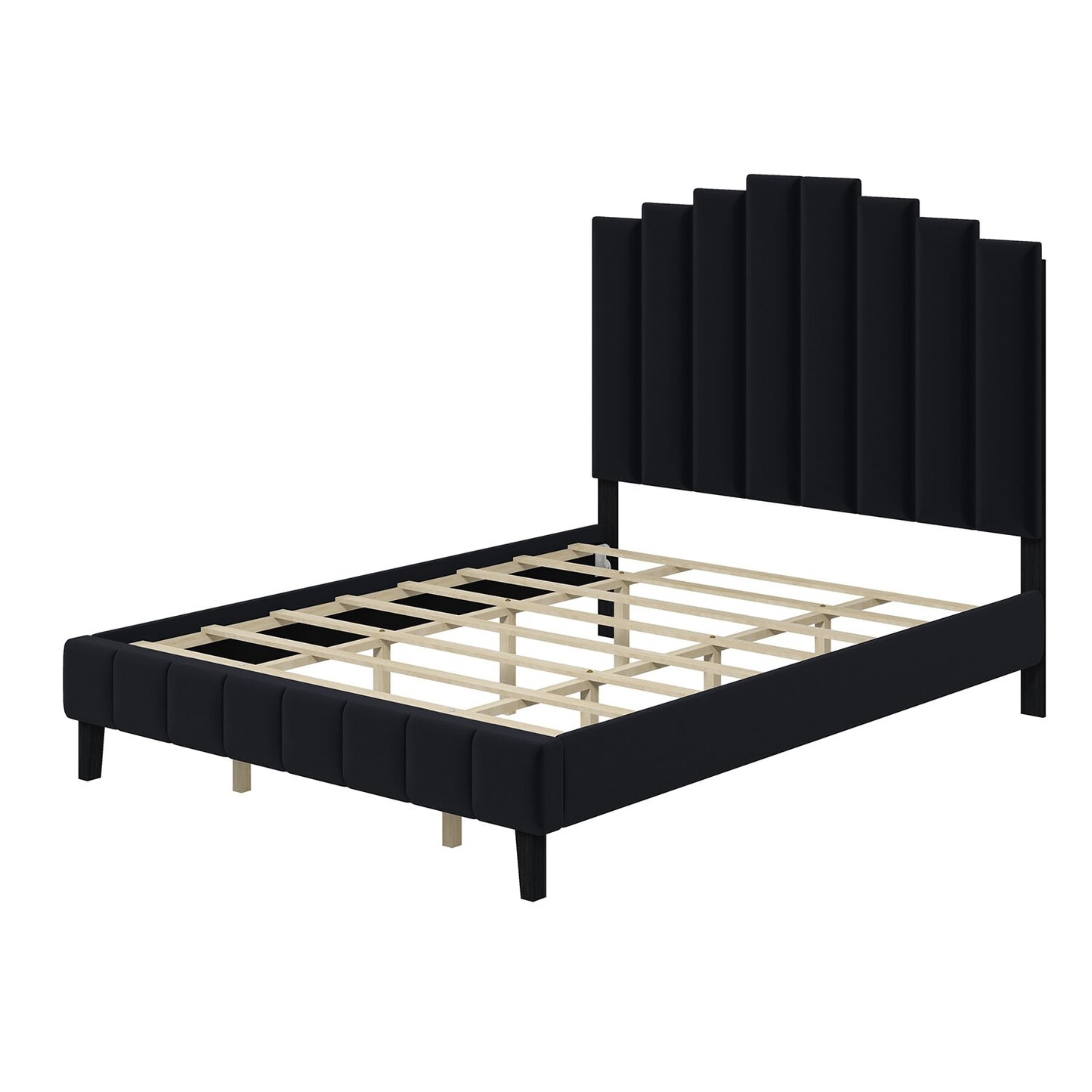 Pharsalia Platform Bed- With Headboard & Footboard