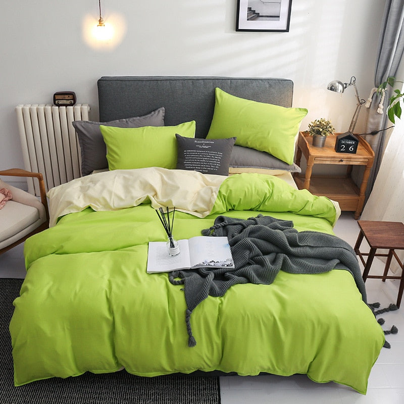 Modern Solid Color Bedding Set