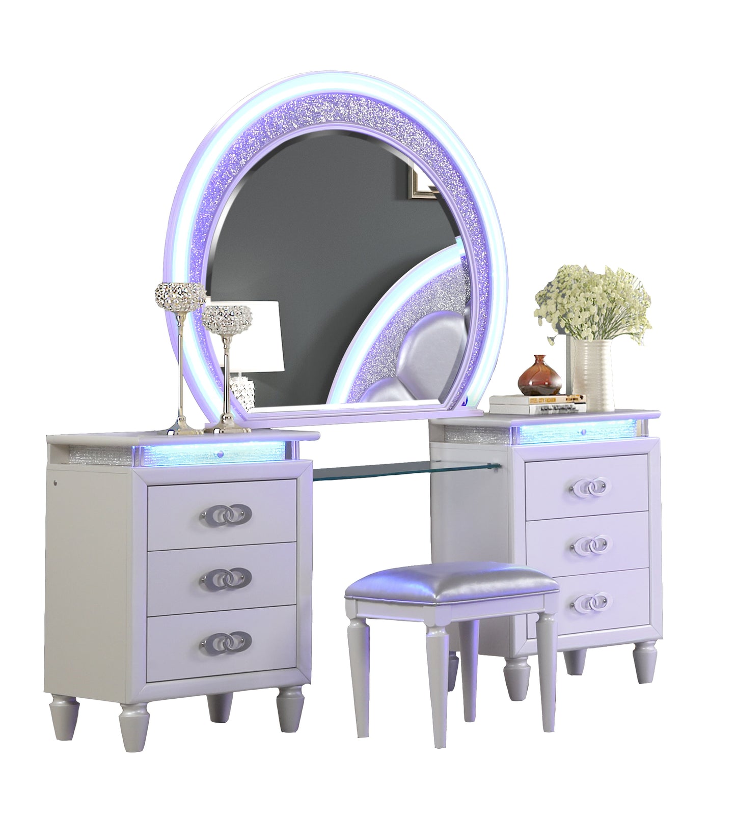 Perla LED Bedroom Set