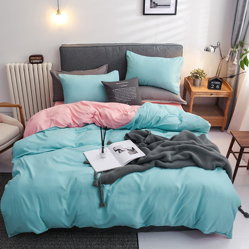 Modern Solid Color Bedding Set