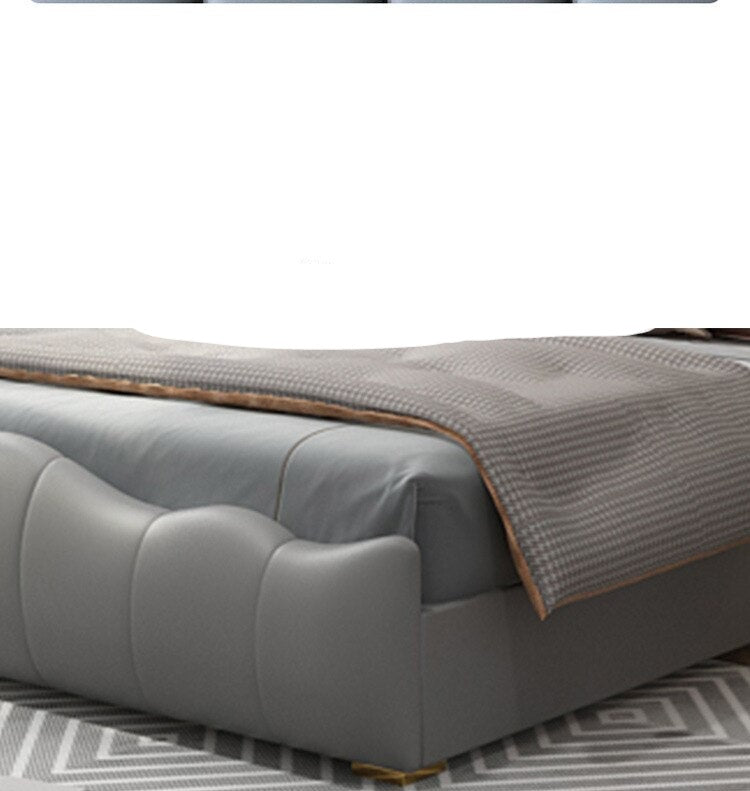 Italian Soft Leather Bed