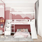 Twin House Shaped Bed With Slide