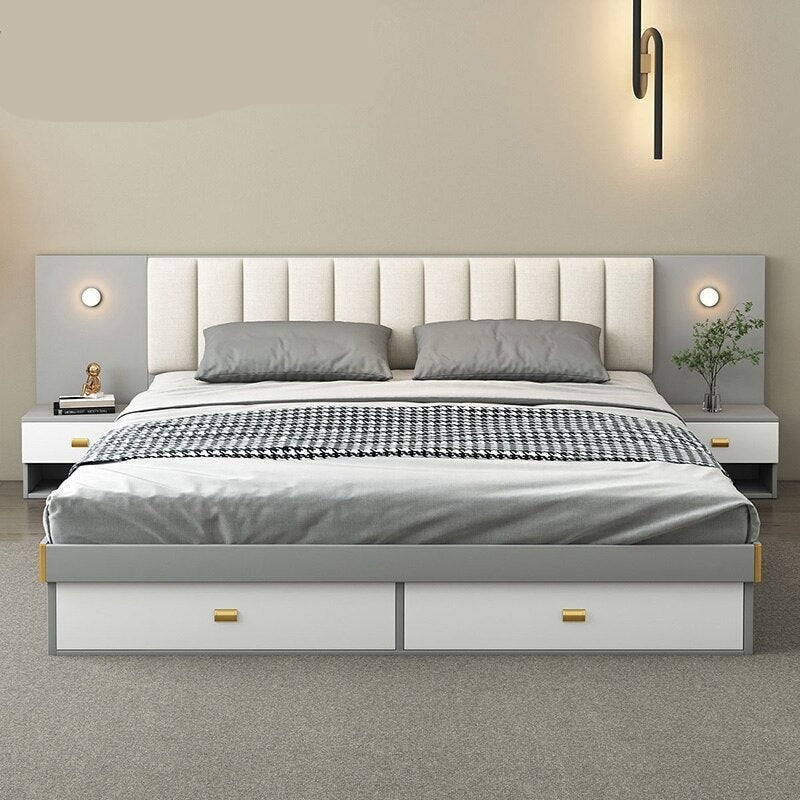 Luxury High Box Storage Bedroom Set