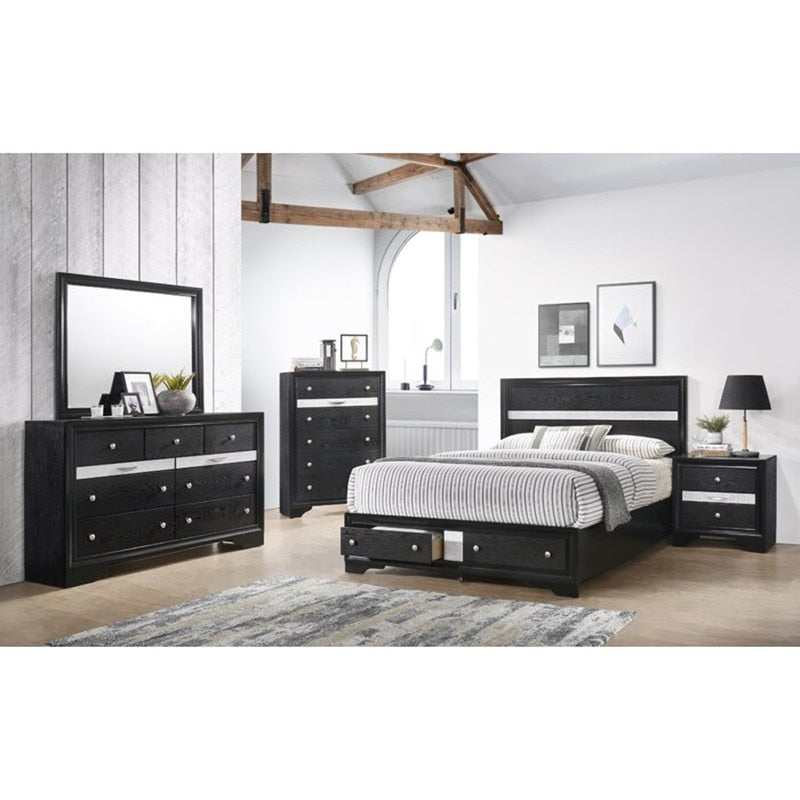 King 6 PC Bedroom Set With Storage