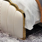 White Leather Bedroom Set