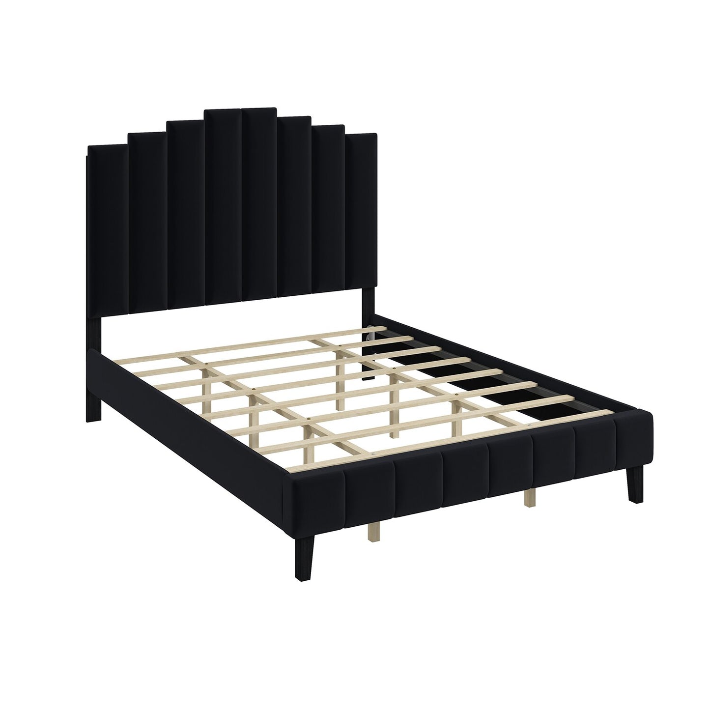 Pharsalia Platform Bed- With Headboard & Footboard