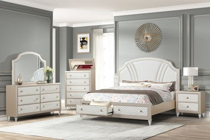 Tiffany Queen 5 PC Bed Room Set