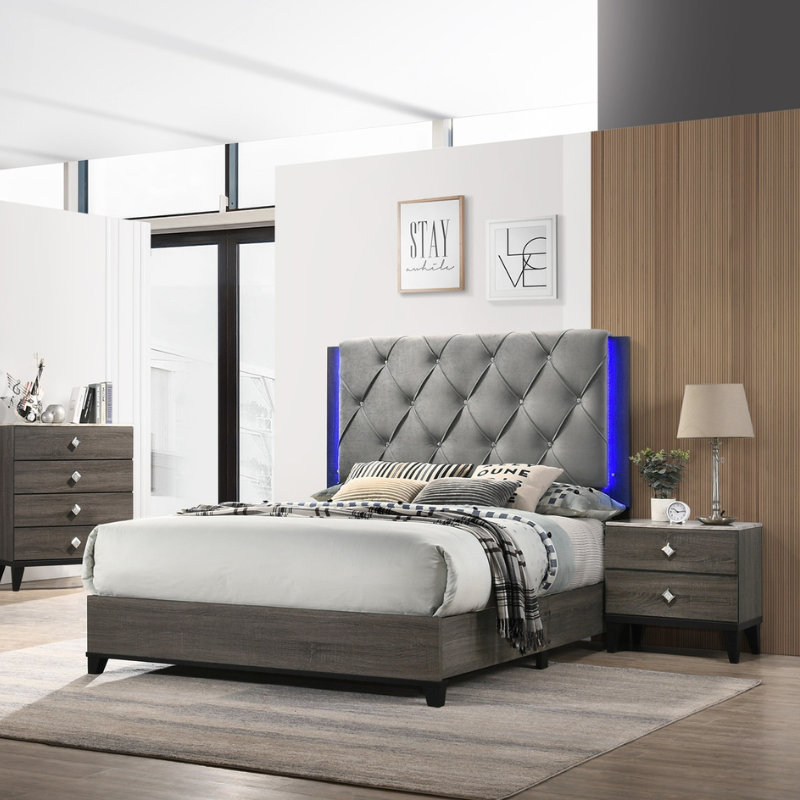 Stylish 6-Piece Queen Size Bedroom Set