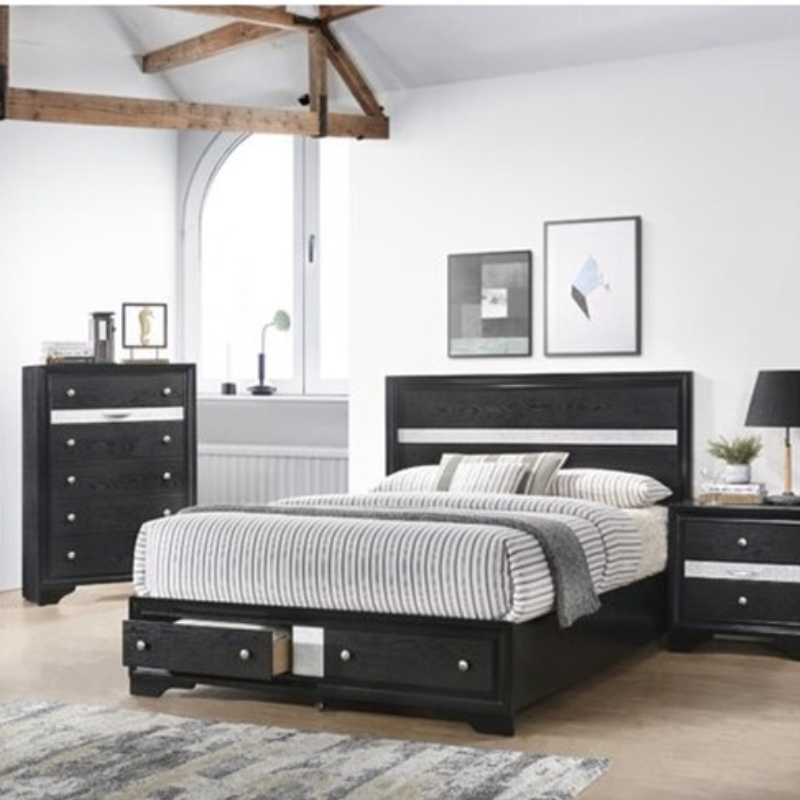 King 6 PC Bedroom Set With Storage