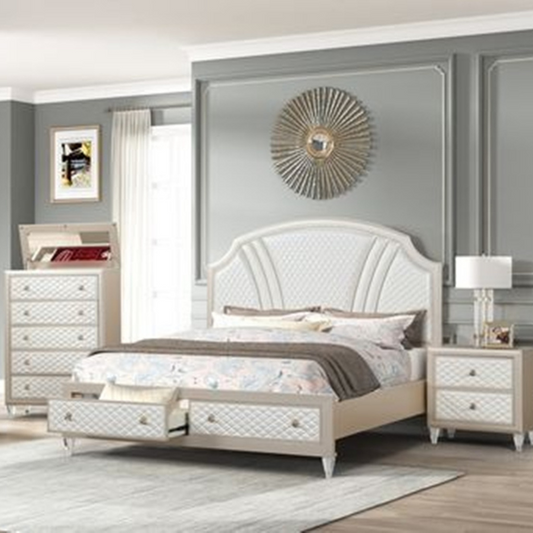 Tiffany Queen 5 PC Bed Room Set